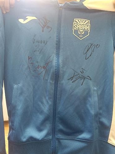 reqs paltarı: Məhsul: Sabah FK rəsmi idman jaketi (Joma) - Rəng: mavi, ağ detal - — 1