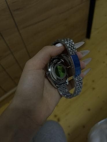 Smart qolbaqlar: Yeni, Qol saatı, Rolex, rəng - Gümüşü — 3