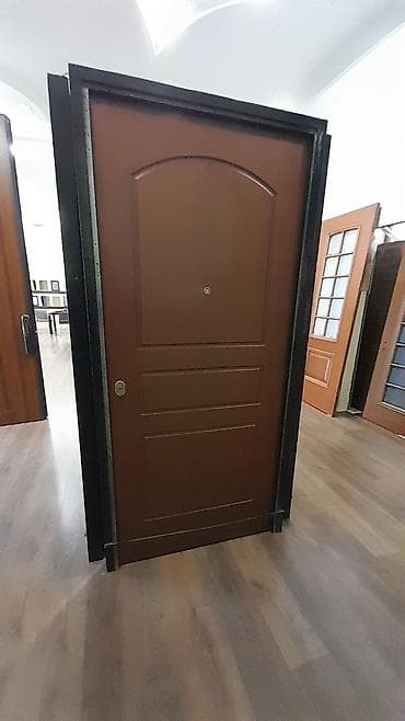 Digər tikinti materialları: Mənzil üçün Yeni Giriş qapısı 100x220 sm Çərçivə ilə, Zəmanətsiz, Ödənişli quraşdırma, Ünvandan götürmə, Ödənişli çatdırılma — 1