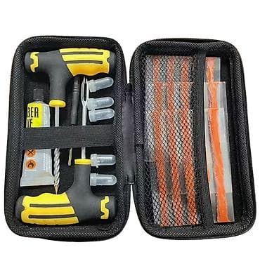 06 tekerleri: Avtomobil təkəri təmiri üçün komplekt - Sərt qoruyucu futlyarda tam — 1