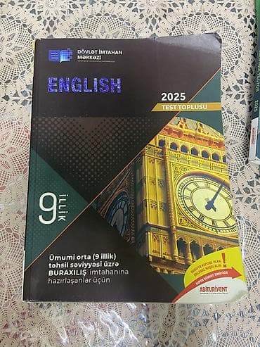 Testlər: Məhsul: “English – 2025 Test Toplusu” (Dövlət İmtahan Mərkəzi) — 1