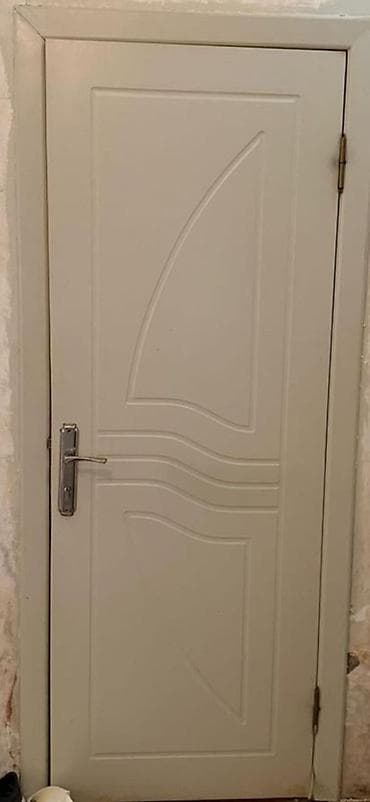 hamam kabina: Ağ rəngdə daxili qapı dəsti 3 qapı bir yerde 120 manat - Material — 1