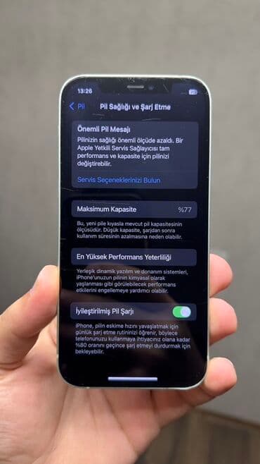 ıphone 7: IPhone 12, 64 GB, Ağ, Qırıq — 4