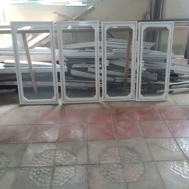 Фурнитура и комплектующие: Plastik qapı və pəncərələri sifarişi qəbul olunur Ağ rəngdə 90 AZN — 3