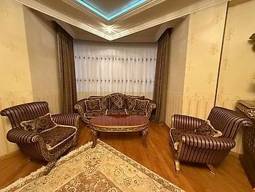 oturaca: İşlənmiş, Klassik divan, 2 kreslo, Divan, Bazasız, Açılmayan — 4