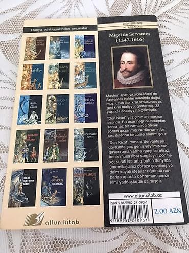 Məhsul: “Don Kixot” – Migel de Servantes Nəşriyyat: Altun Kitab — 3