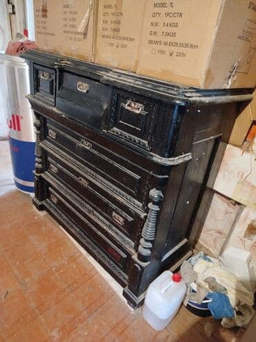 qedimi dolab: İşlənmiş, Kupe, 5 qapı Düz dolab, Qarderob, paltar dolabı, Almaniya — 2