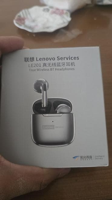 uşaqlar ucun qulaqciq: Lenovo Services LE201 True Wireless BT qulaqlıqlar - Tam simsiz — 1