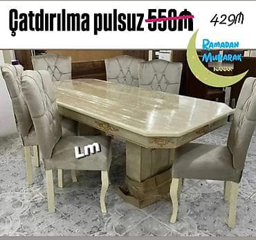 bağ ucun stollar: 6 stul — 1