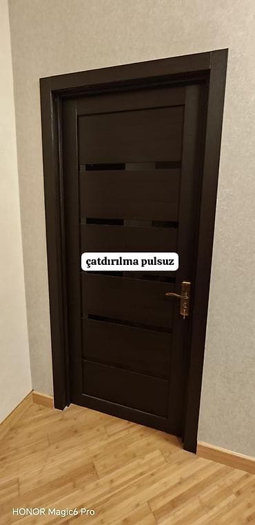 tema sekilleri: Salam Otaq qapısı 4eded biri 70₼ 3 əd ölçüsü 2/90 1 əd 2/85 4 əd — 1