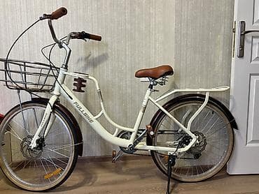 velosiped alan: Şəhər tipli FULLBIKE velosipedi - Rəng: krem - Çərçivə: alçaq — 1
