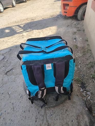 Ticarət printerləri və skanerləri: Wolt çatdırılma çantası – böyük ölçülü, izotermal, kürək çantası tipli — 3