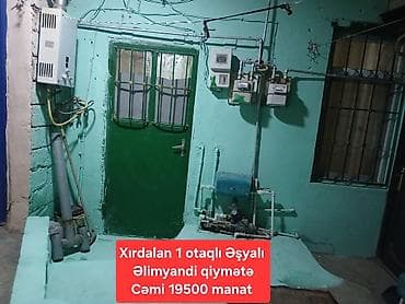 evleri: 1 otaqlı, 40 kv. m, Kredit yoxdur, Orta təmir — 1