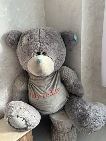 əkiz uşaq şəkilləri: Plyuş ayı 160 sm boyunda mene Hediyye edilib ev kiçikdi yer tutur deye — 3