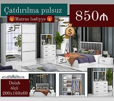 Yataq otağı dəsti rəng seçimi var lalafo.az -da Yataq otağı dəsti rəng seçimi var
