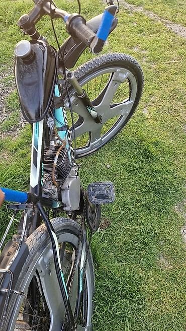 Benzin mühərrikli velosiped – Stels çərçivə və təkərlər təcili satılır