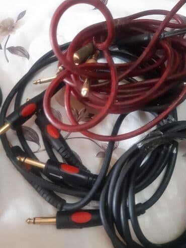 Digər avtoelektronika: Различные кабели адаптеры шнуры для музык.инструментов,микрофонов,и — 4