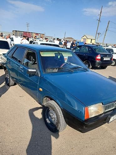 turbo az niva urban: LADA Samara (21099) sedan - Kuzov: 4 qapılı sedan, mavi rəng - — 6