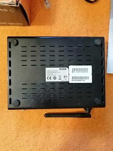 D‑Link DSL‑2640U – Wireless G ADSL2+ 4‑port router Xüsusiyyətlər: - — 5