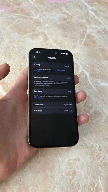 iphone 17 pro silver: IPhone 16 Pro, 256 GB, Qızılı, Face ID — 8