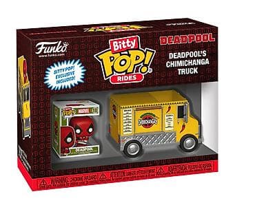 oyuncaq panda: Funko Bitty Pop! Rides – Deadpool’s Chimichanga Truck + Bitty Pop! — 3