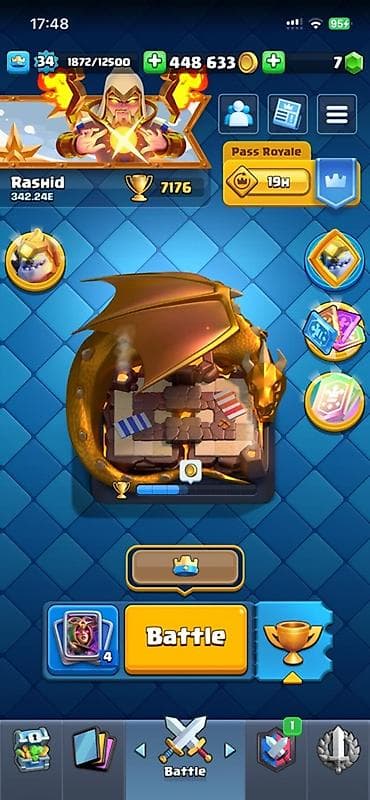 Clash Royale hesabı - Kral səviyyəsi: 34 - Kasa: 448 633 qızıl, 7 daş lalafo.az -da Clash Royale hesabı - Kral səviyyəsi: 34 - Kasa: 448 633 qızıl, 7 daş