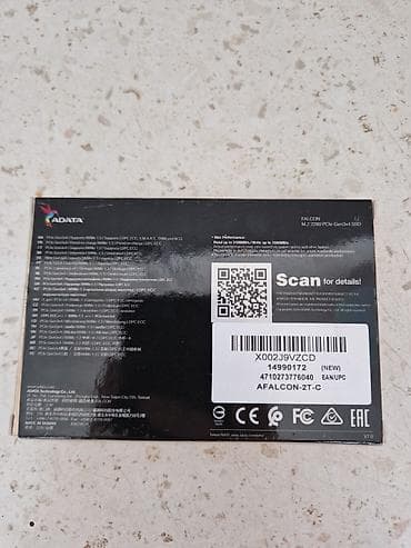 Digər ehtiyat hissələri: Daxili SSD disk ADATA, 2 TB, M.2 — 3