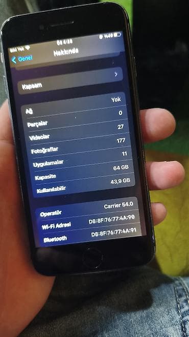 iphone 11 pro max kabro: IPhone X, 64 GB, Black Titanium, Barmaq izi — 6