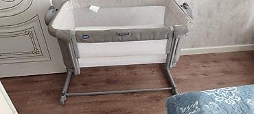 Beşiklər: Oğlan və qız üçün, İşlənmiş, Dördbucaq, Beşik, Dəstsiz, Matras ilə, Yellənmə mexanizmsiz — 2