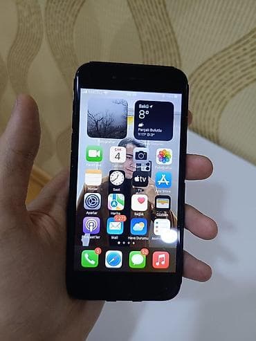 Бытовая техника: IPhone 7, 128 ГБ, Черный, Битый, Отпечаток пальца — 4