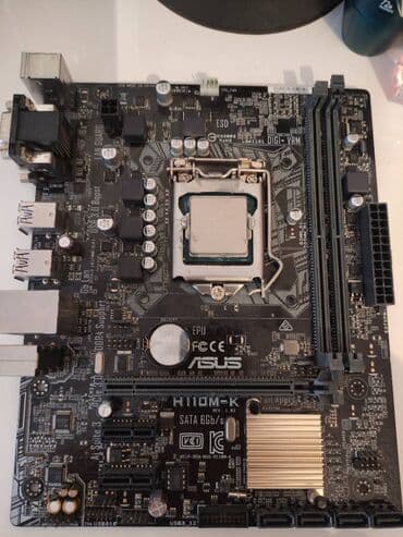 lga 1155 cpu: Ana Platası Asus H110M-K — 1
