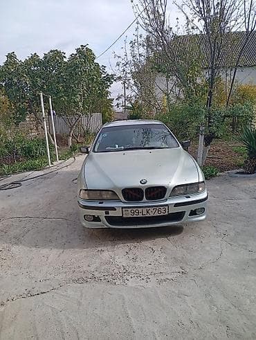 qosqular satisi: BMW 5 Series E39 sedan - Kuzov: sedan, gümüşü rəng - Nömrə: 99-LK-763 — 4