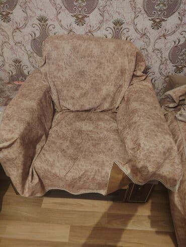кресло кровать в баку цены: İşlənmiş, Kreslo-oturacaq, Vеlur parça — 7