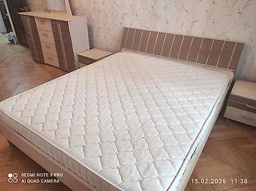 hacar nabor: Yataq dəsti satılır hec bir problemi yoxdu taxtın bazası yoxdu.qiyməti — 7
