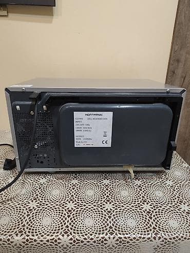 sobada: Mikrodalğalı soba Hoffmann, Quraşdırılan, Mikrodalğalar ilə, rəng - Boz, İşlənmiş — 3