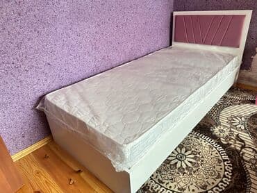 декоративная мебель: Для девочки и мальчика, Новый, Кровать, Без подьемного механизма, С матрасом — 19