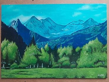 su ceni 2 ton: Məhsul: Orijinal yağlı boya rəsmlər dəsti Təsvir: - Müxtəlif — 7