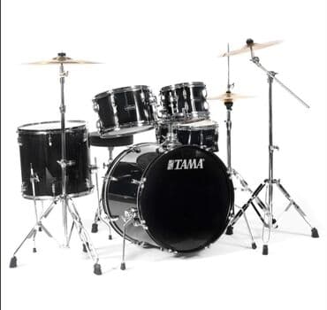 davul: TAMA akustik baraban dəsti – klassik qara rəngdə, tam komplekt — 1
