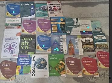 Abituriyent və məktəblilər üçün fənn və test hazırlıq kitabları