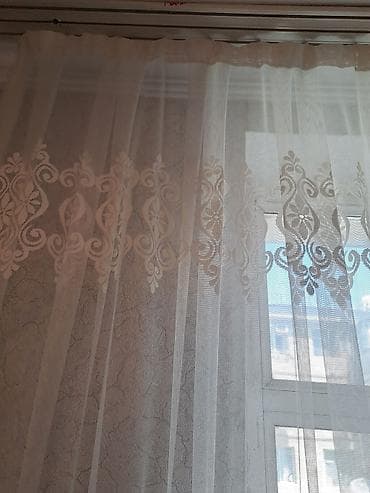 ucuz tül perdeler: SATİLİR TÜL PERDE ÜSTÜNDE ARNAMENTLER ASSGİ HİSSEDİNDE BOZ RENG KANT — 3