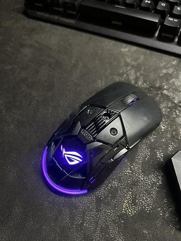 usb hard disk: ASUS ROG Pugio II – optik gaming siçanı - Üç rejimdə qoşulma: 2.4 GHz — 3