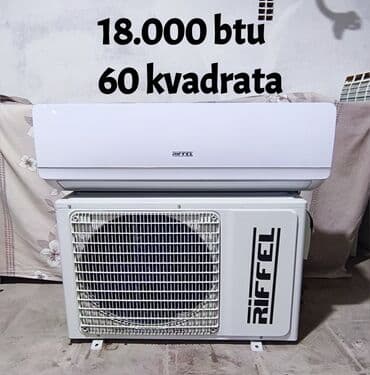 Kondisioner Riffle, İşlənmiş, 50-60 kv. m, Split sistem, Ödənişli quraşdırma