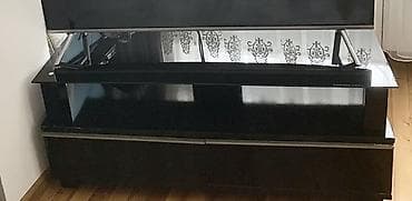 kuxna meneli: İşlənmiş, Düz TV altlığı, Polkalı, Şüşəli — 2