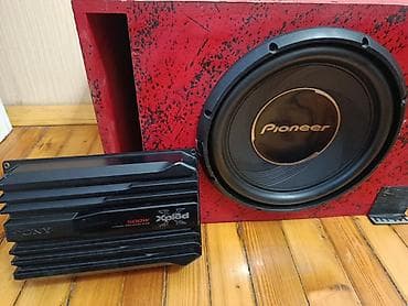 ryzen 5 3600: Pioneer sabvufer + Sony Xplod gücləndirici dəsti - Sabvufer: Pioneer — 3