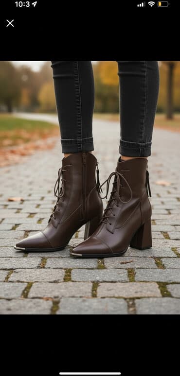 qadın üçün krujevalı trusiklər: Uzunboğaz, Ölçü: 36, rəng - Qəhvəyi, Yeni — 1