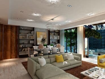 sahil qəsəbəsində evlər: Şıxov 7 otaqlı, 400 kv. m, Kredit var, Yeni təmirli — 12