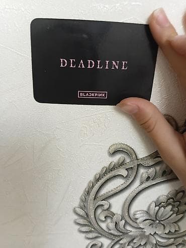 saat alan: Məhsul: K-pop temalı Orjinal koleksiya kartı – “DEADLINE | BLACKPINK” — 4