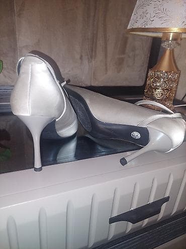 пояса для чулок: Туфли, Размер: 36, цвет - Серебристый, Новый — 2