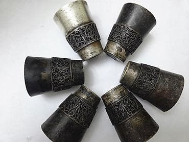 Rümkalar, rəng - Gümüşü, 6 ədədli dəst — 3