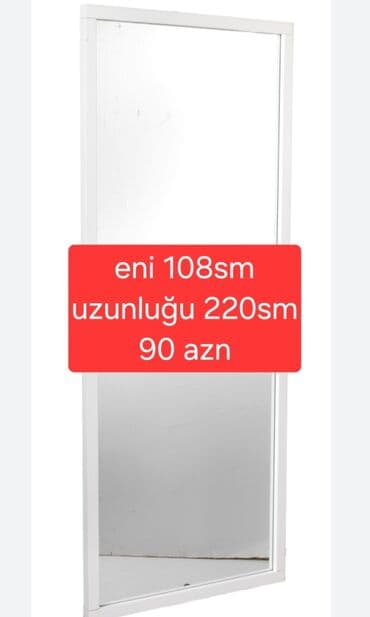 sadə aboylar: Güzgü Döşəmə üstü, Düzbucaqlı, Sadə, Çərçivə ilə — 1